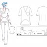 Блузка медицинская форменная - выкройки и инструкция по пошиву