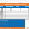 Excel таблица - Калькулятор стоимости изделия для кожевника и портного