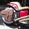 Кожаный кофр сумка на мотоцикл - выкройка